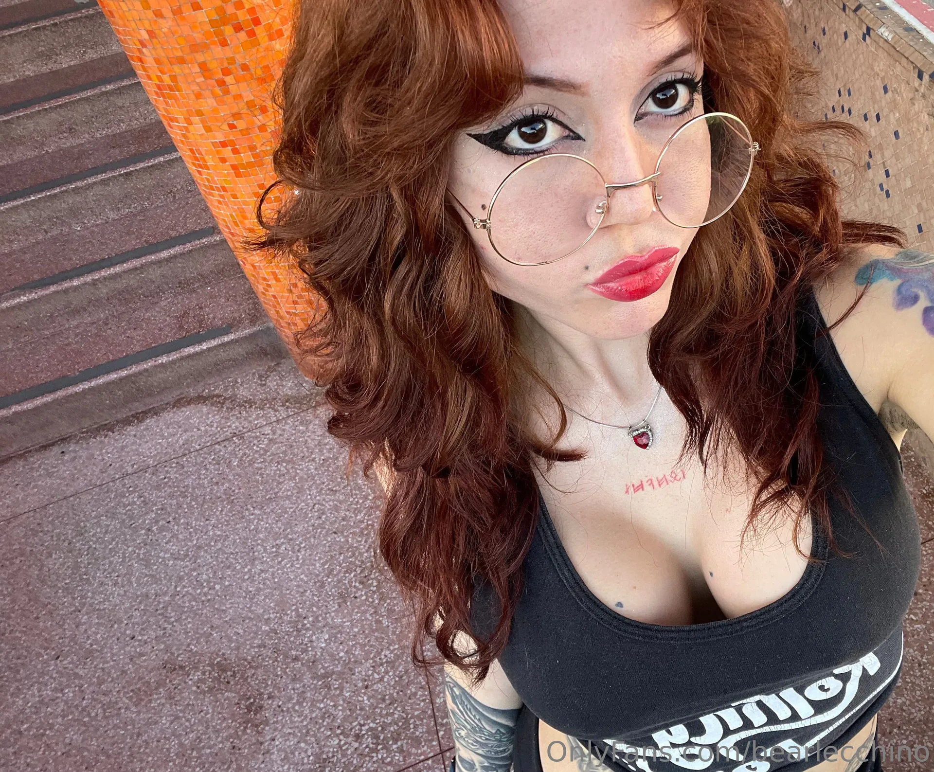 Bearlecchino tattooed camshow