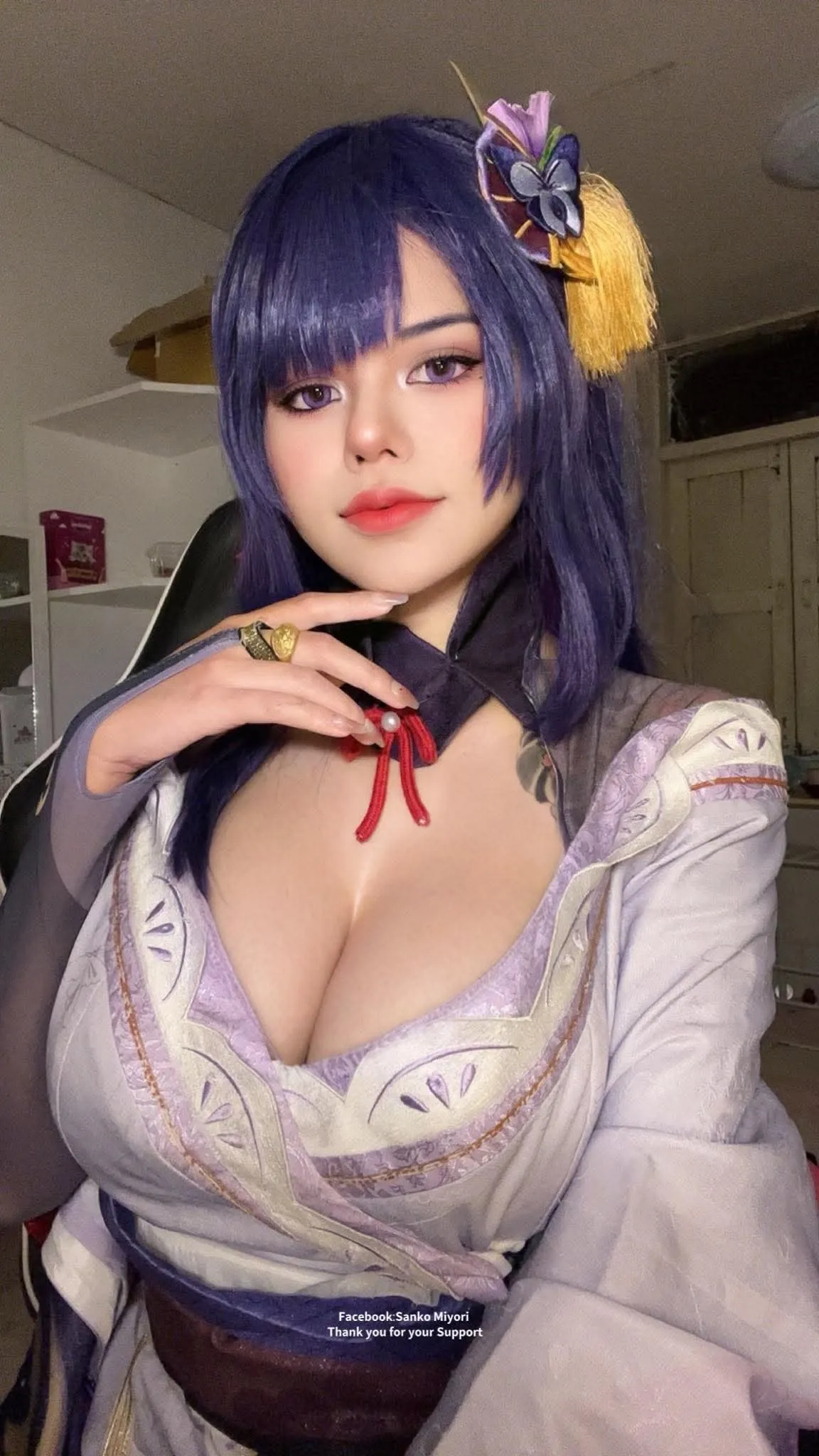 Sanko Miyori tattooed camshow